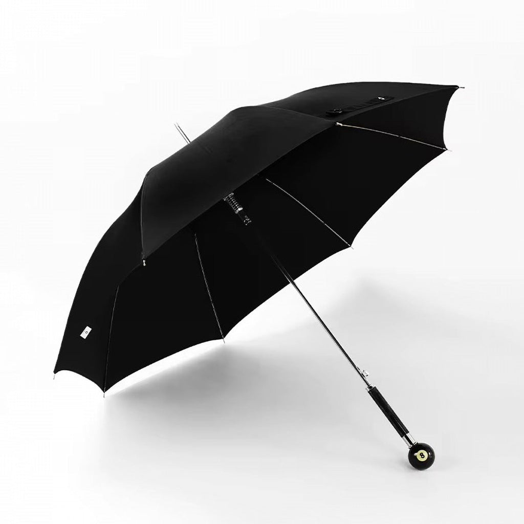Sorélane Huit - Parapluie noir à pommeau boule numéro 8