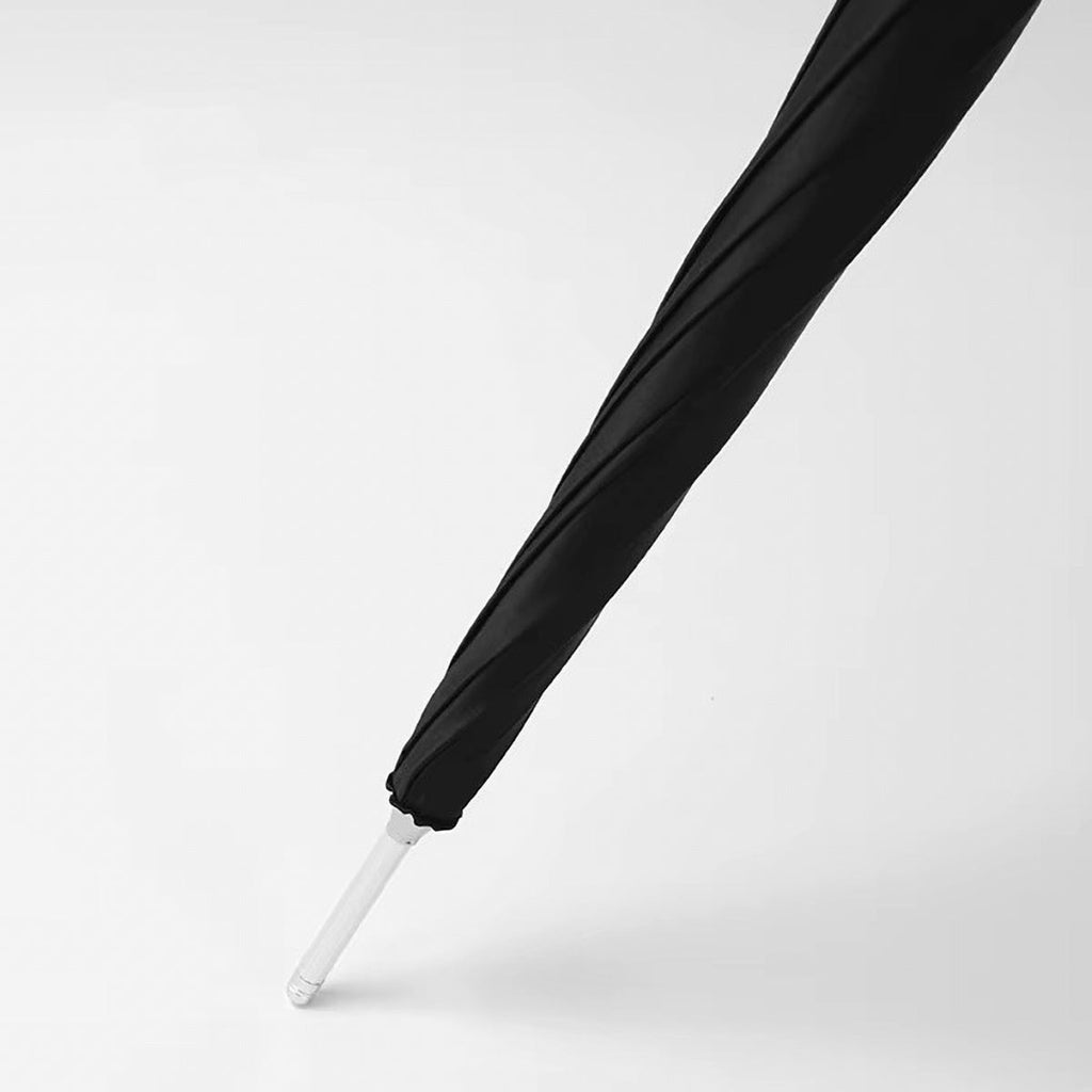 Sorélane Huit - Parapluie noir à pommeau boule numéro 8