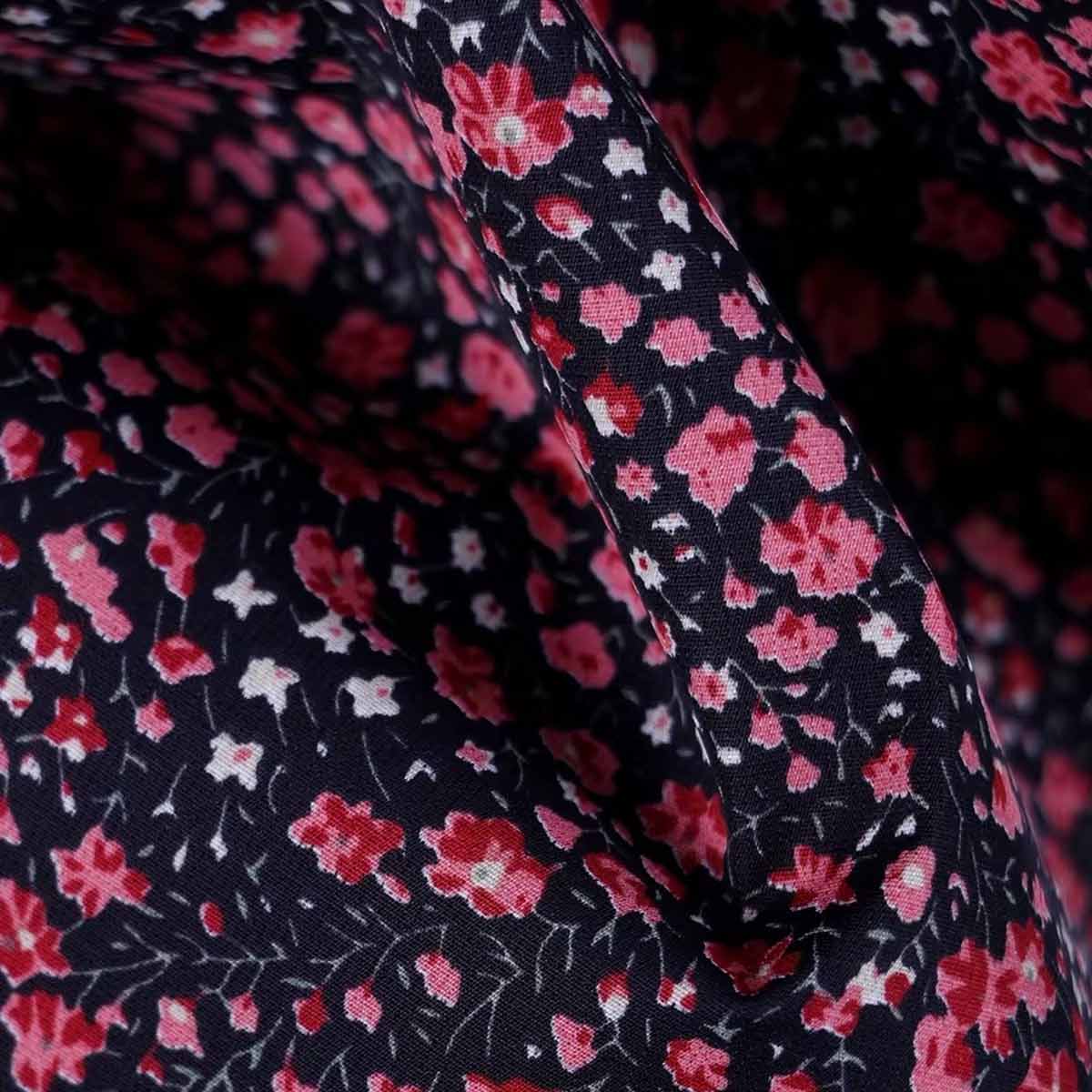 Sorélane Floraison - Parapluie pliant floral à pommeau ajouré