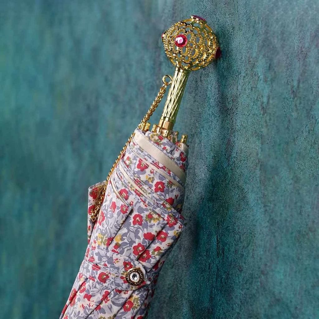Sorélane Floraison : présentation de la toile et du pommeau ornemental.