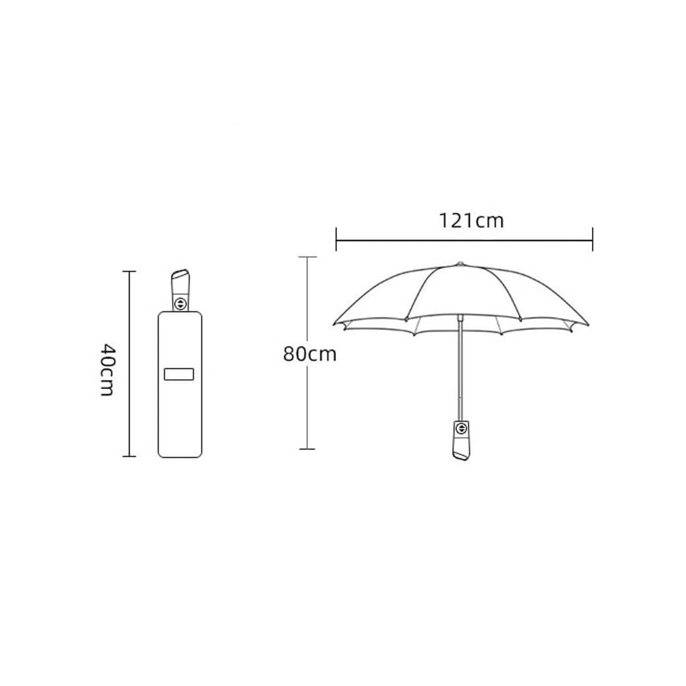 Sorélane Amplitude - Parapluie pliant à poignée droite