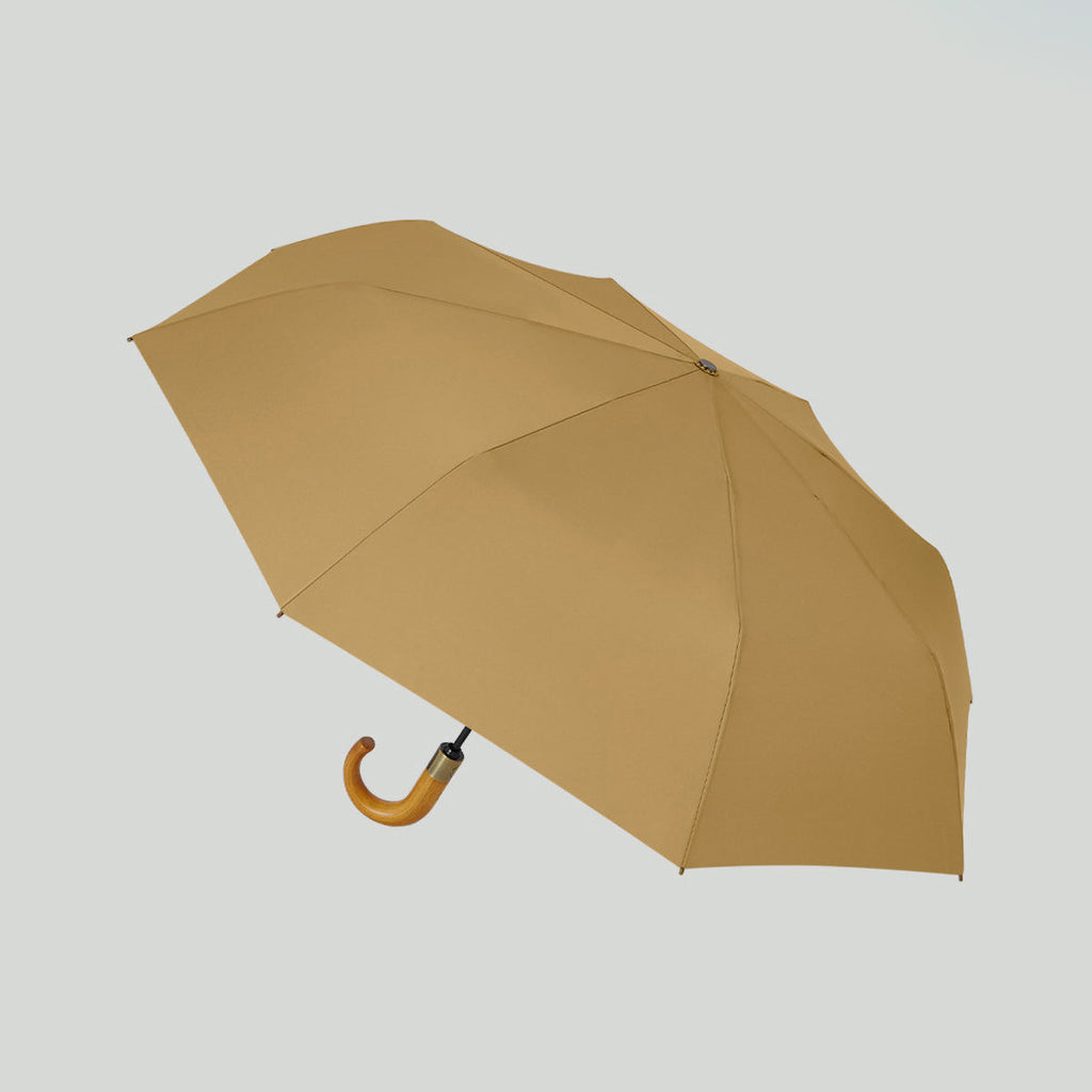 Sorélane Accord - Parapluie pliant à crochet et collier doré