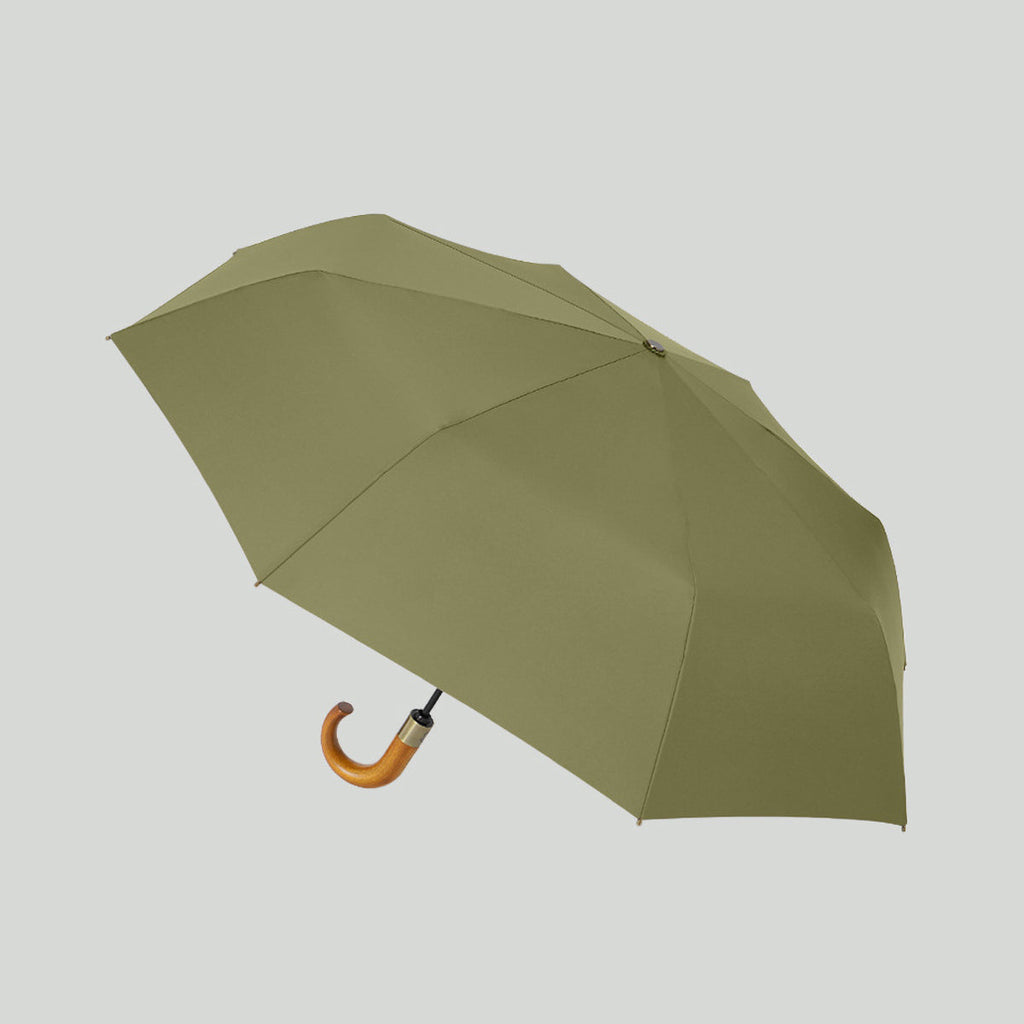 Sorélane Accord - Parapluie pliant à crochet et collier doré