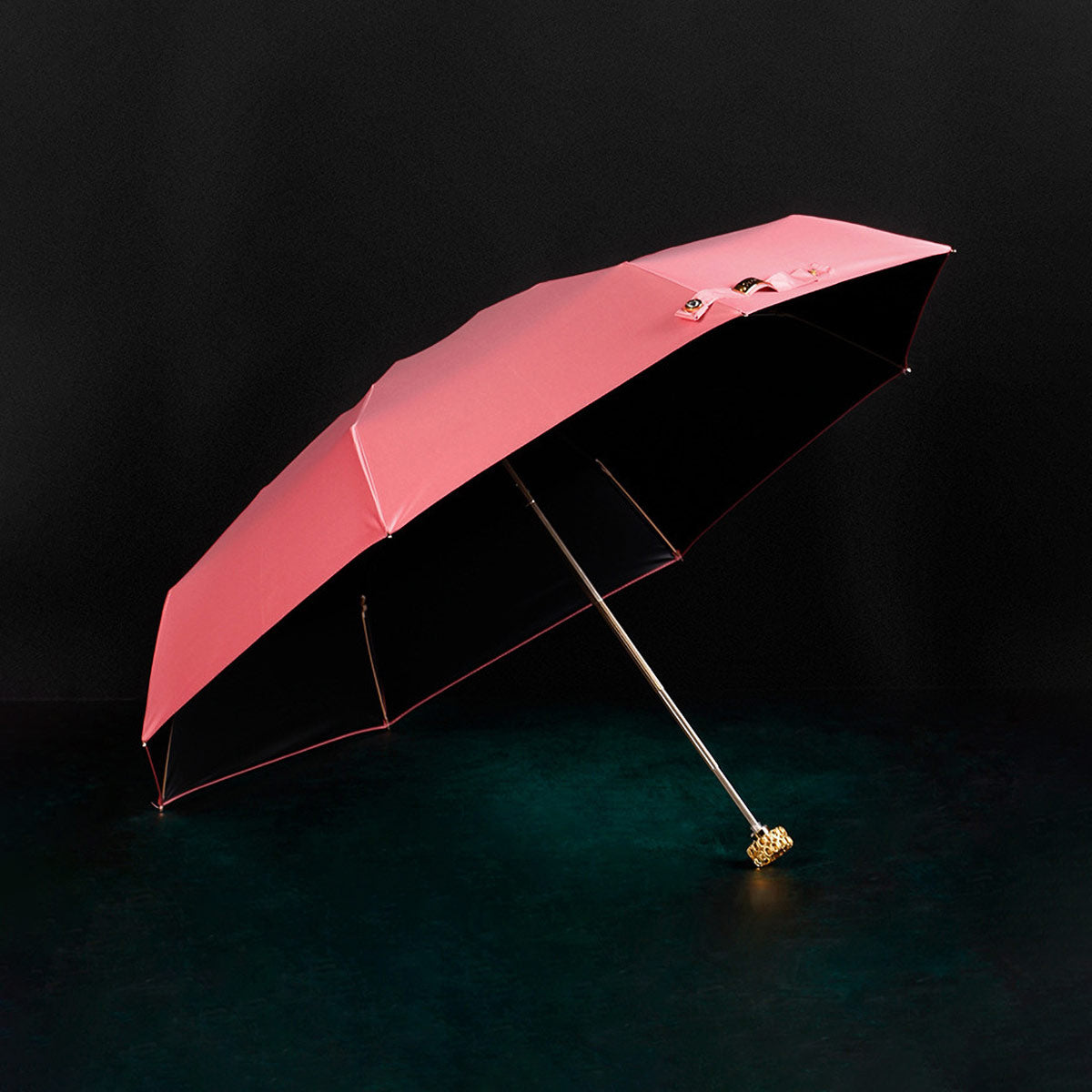Sorélane Éclat - Parapluie pliant à pommeau couronne