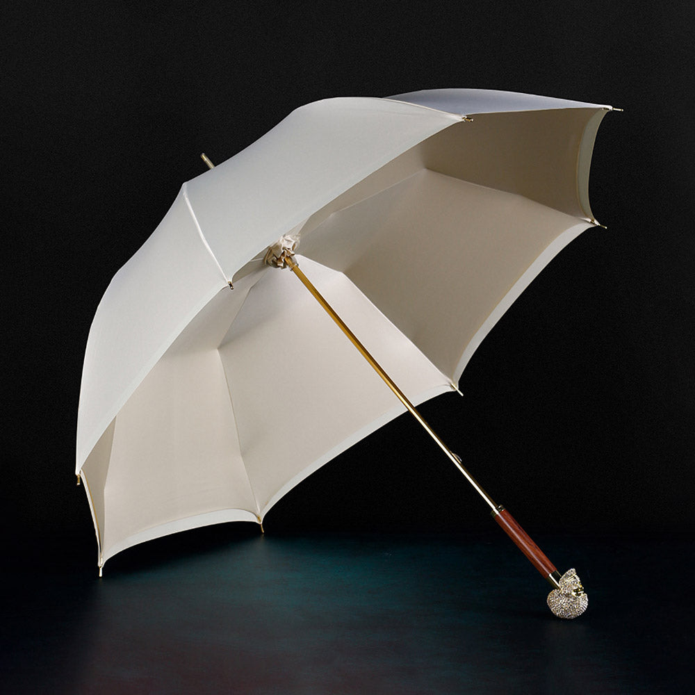Sorélane Spectre - Parapluie long à poignée crâne ornementale