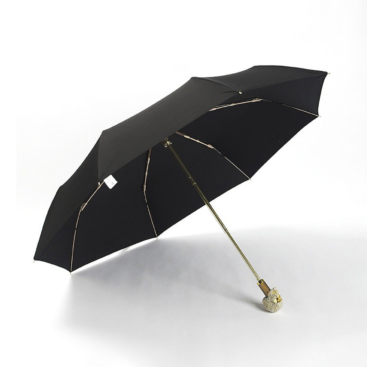 Sorélane Masque : parapluie noir ouvert.