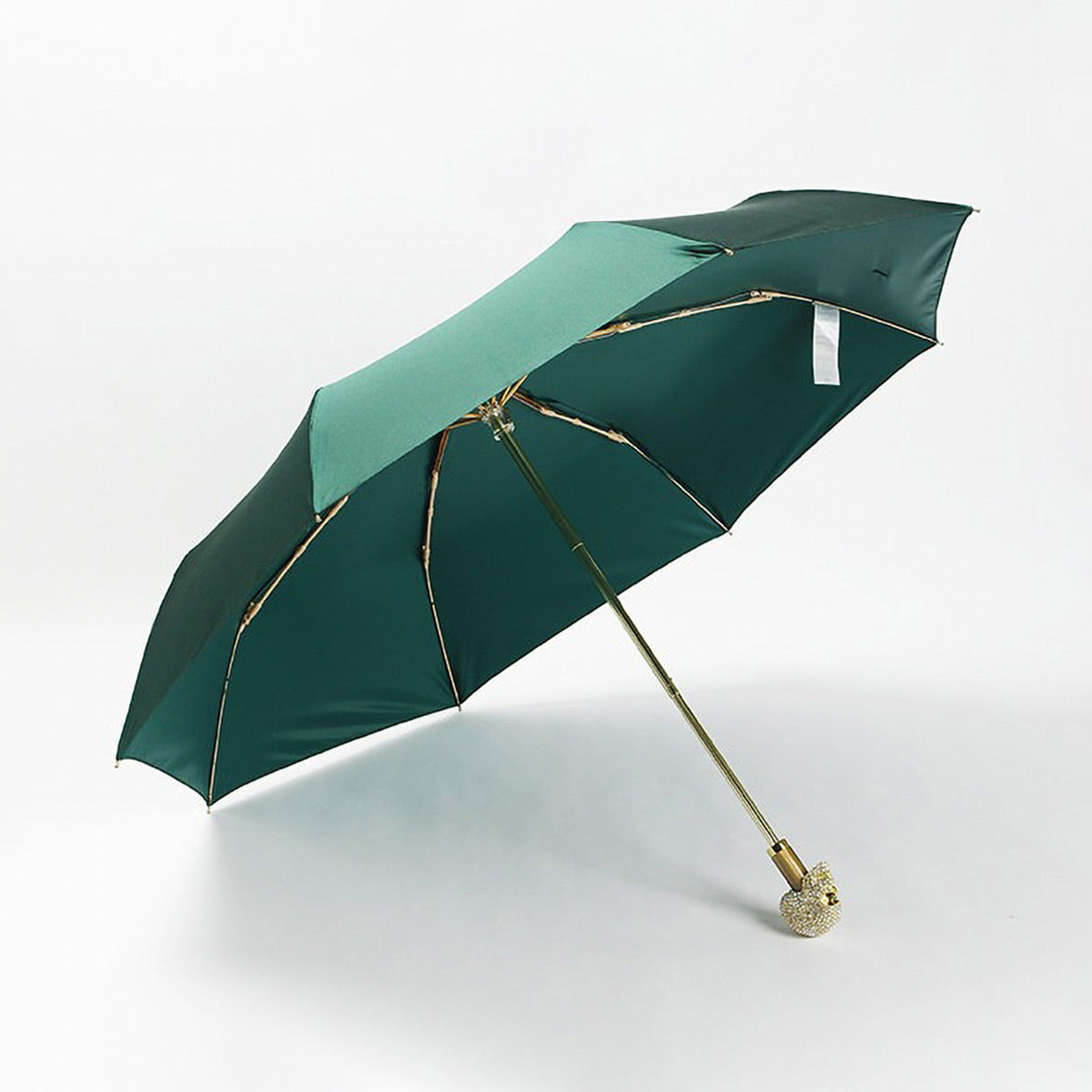 Sorélane Masque - Parapluie pliant à poignée crâne scintillant