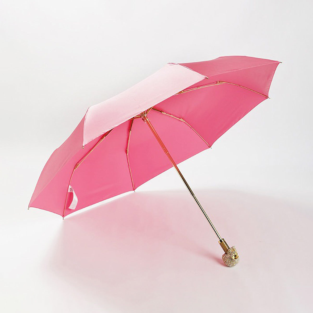 Sorélane Masque - Parapluie pliant à poignée crâne scintillant