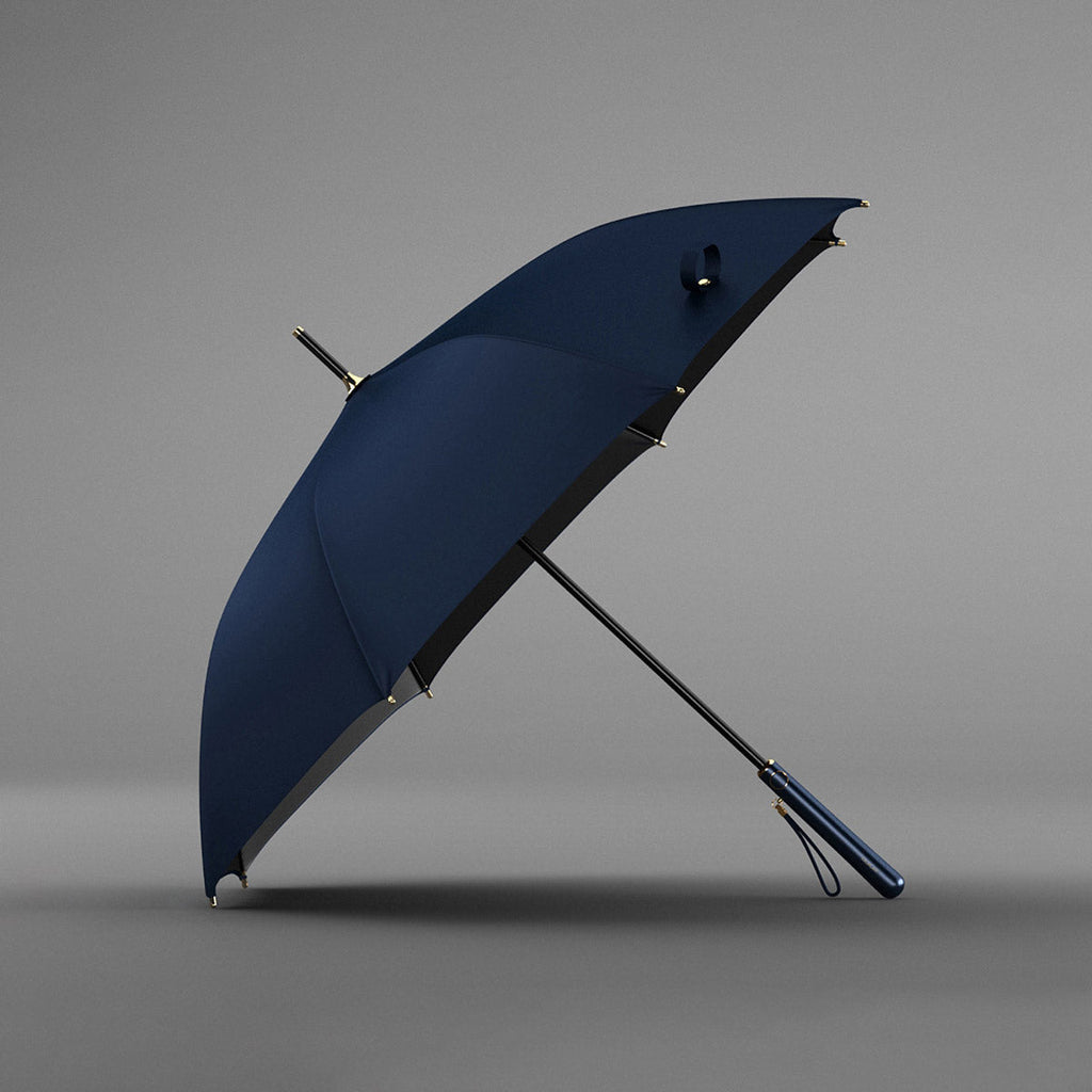 Sorélane Palette : version Bleu marine du parapluie.