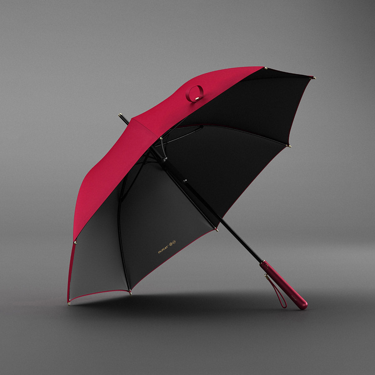 Sorélane Palette : version rouge ouverte avec intérieur sombre.