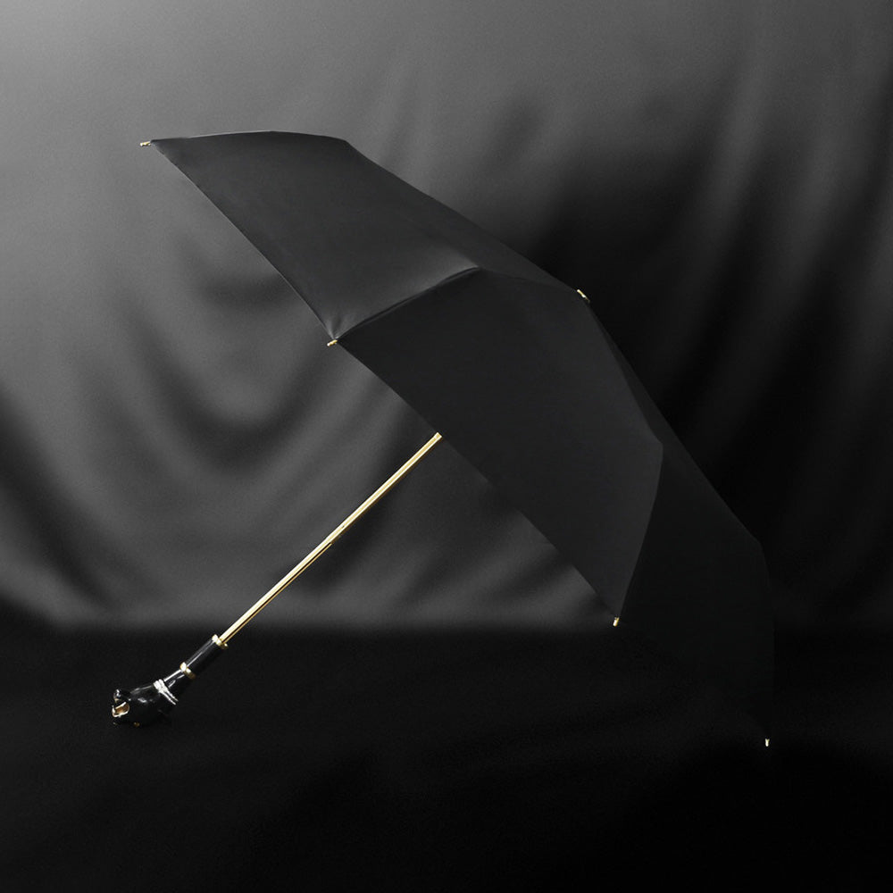 Sorélane Ombre : parapluie noir ouvert.