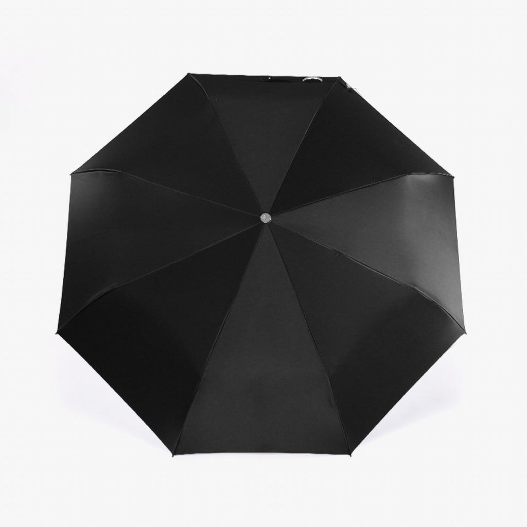 Sorélane Bestiaire - Parapluie pliant noir à poignées animalières